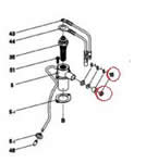 15) Ring (brass olive for glow plug boss)